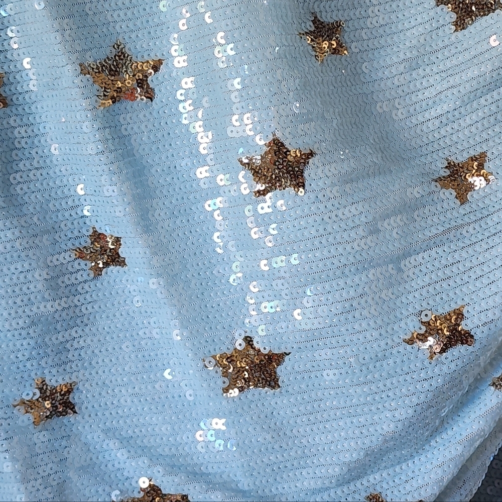 Superdown Revolve Dina Sequin Star Mini Dress S NWT - Picture 7 of 8